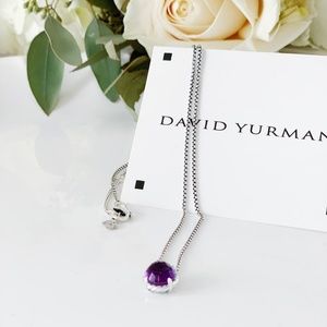 David & YURMAN Amethyst Silver Necklace